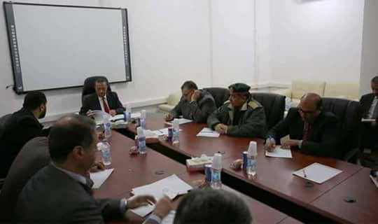 Thinni holds cabinet meeting with military governor Nazhouri