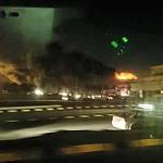 Fire damages Qaddafi's parliament buiding