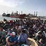 Coastguard rescues 300 migrants, mainly North Africans, off Sabratha; get into spat with Sea-Watch