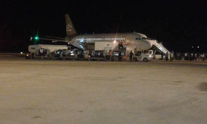 First civil flight from Benina