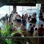 Abdullah Senussi holds court at Tripoli’s Radisson Blu Mahari Hotel