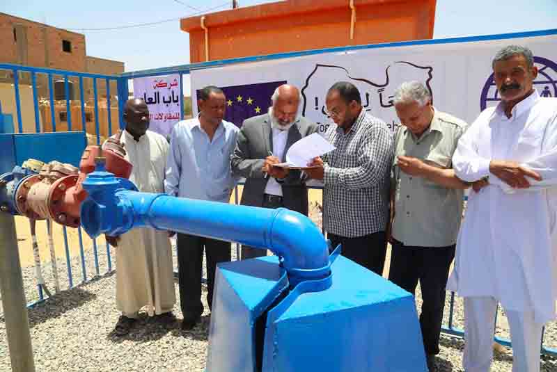 Restored wells boost Sebha's water supply