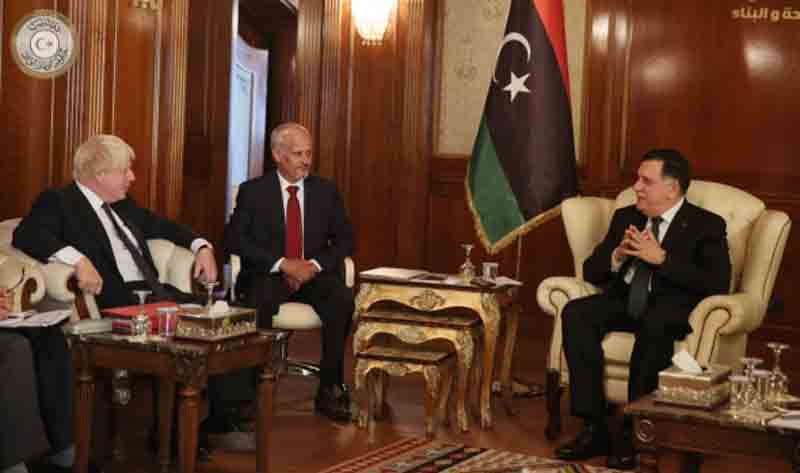 UK Foreign secretary Boris Johnson in second Tripoli visit