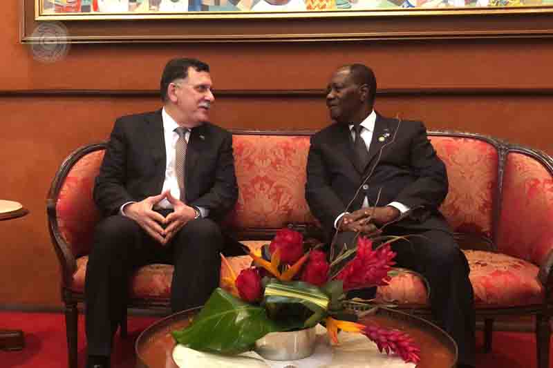 Serraj in Abidjan for AU-EU summit