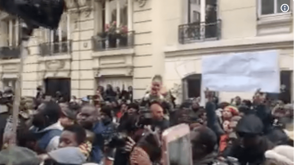 Hundreds demonstrate in Paris against slavery in Libya
