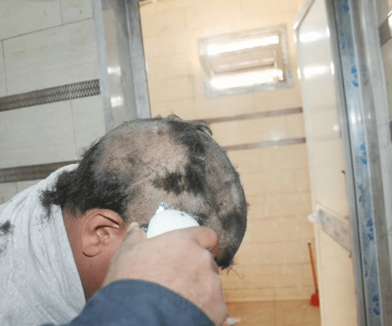 Shaved heads for youths who harassed females