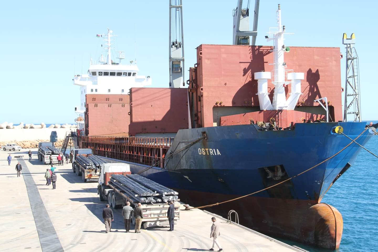 Libya makes further steel exports to Algeria