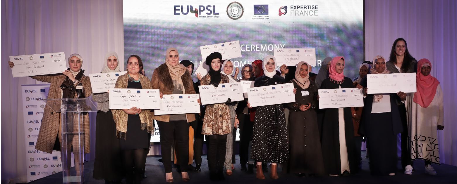 Libyan female entrepreneurs win Euro 5,000 each in business ideas contest