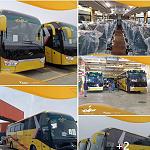 New Chinese buses for long distance journeys arrive in Libya