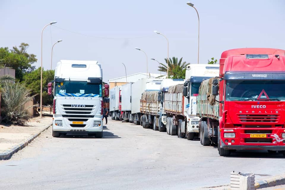 Despite Coronavirus, goods continue to flow between Libya and Tunisia via land border
