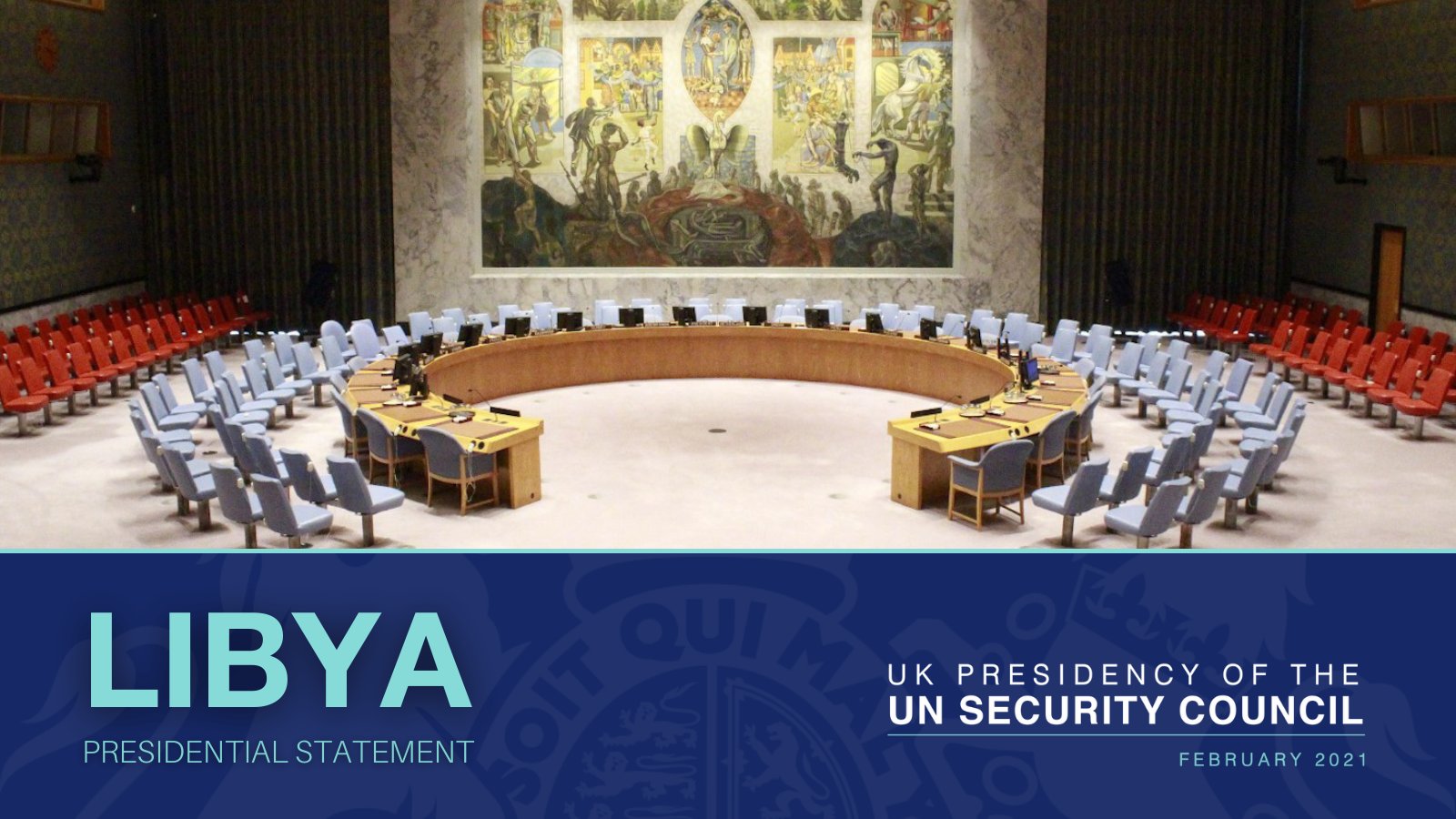 UN Security Council adopts UK Presidency statement on Libya