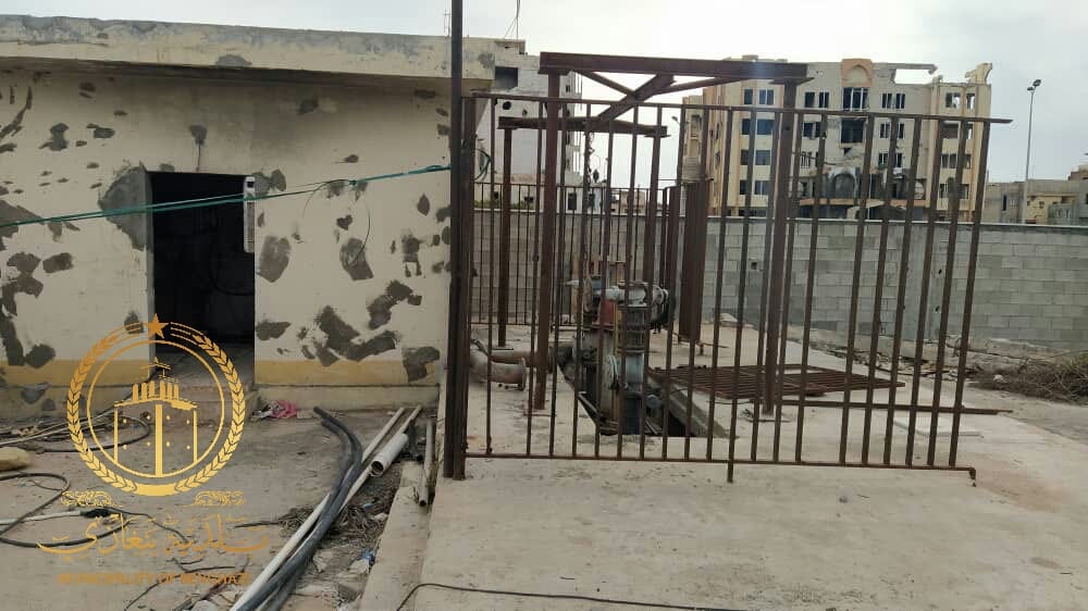 Benghazi Municipality contracts to maintain city centre sewage station