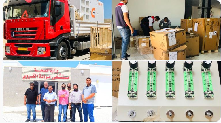 Italy’s Solidarity Bridge delivers medical equipment and generators to Libyan hospitals