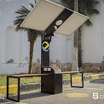 Zadco Renewables launches Libyan-made outdoor sun sheltered seat with solar powered laptop and mobile charger