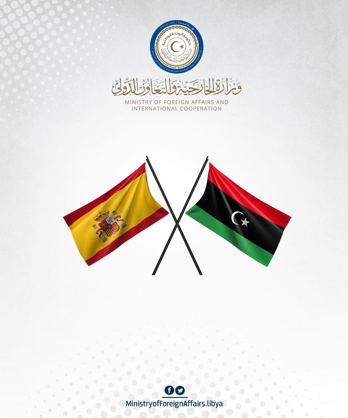Libya and Spain discuss April’s Spanish Libyan Economic Forum in Spain and resumption of direct flights