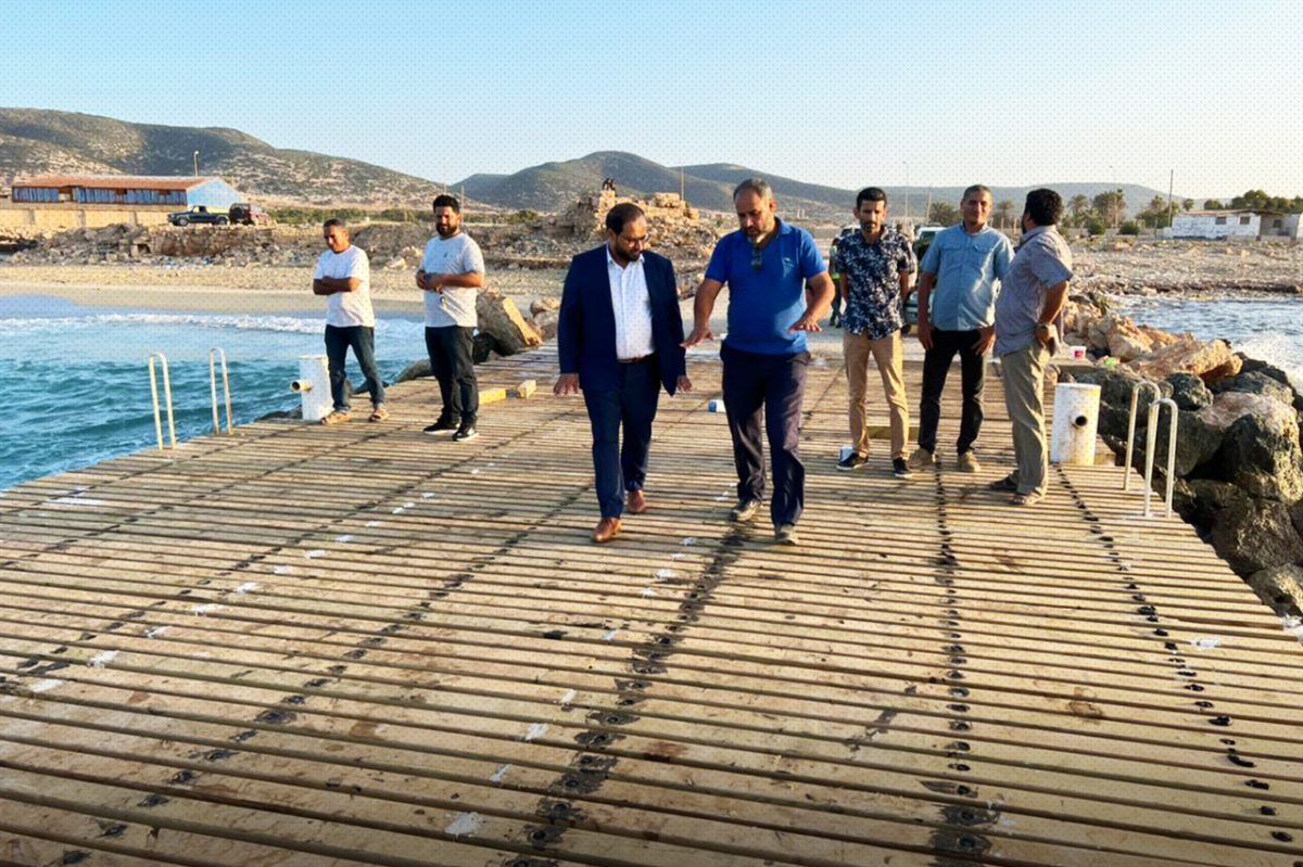 Marine Wealth Minister inspects Tolmeitha port maintenance