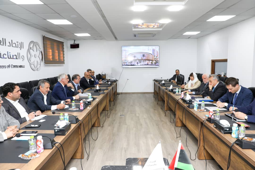 Libyan Union of Chambers of Commerce meets Libya-Italian Chamber and Italian Ambassador