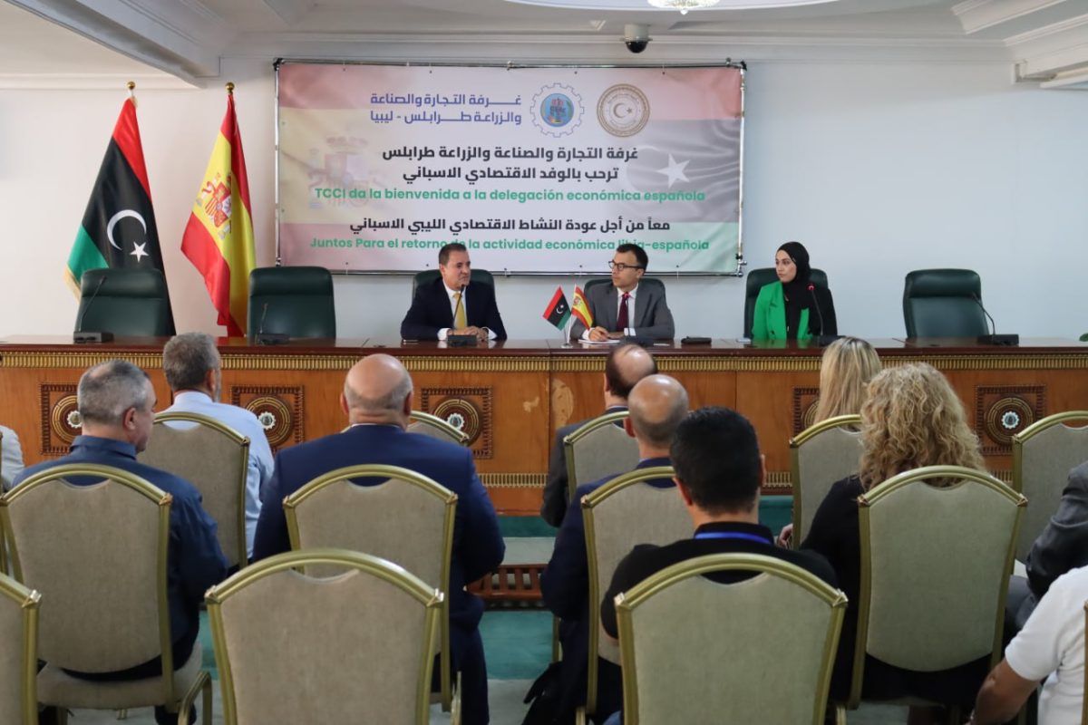 Tripoli Chamber of Commerce hosts Spanish business delegation