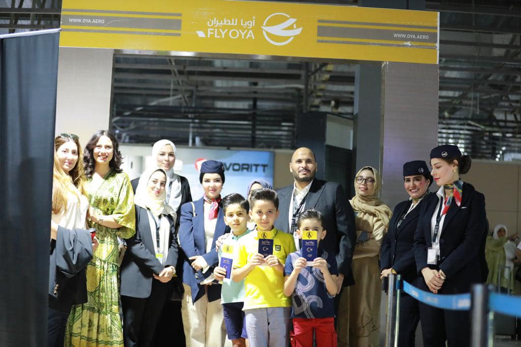 After a 9-year hiatus, the first flight from Tripoli to Dubai started yesterday
