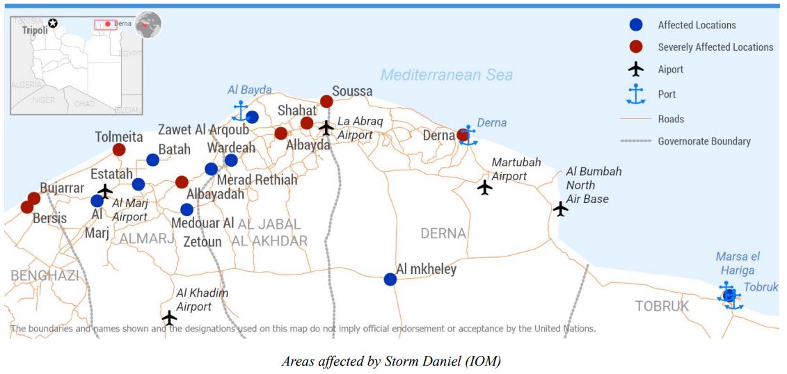 UN’s Derna overview: Officially, only 3,958 confirmed dead and 40,000 displaced