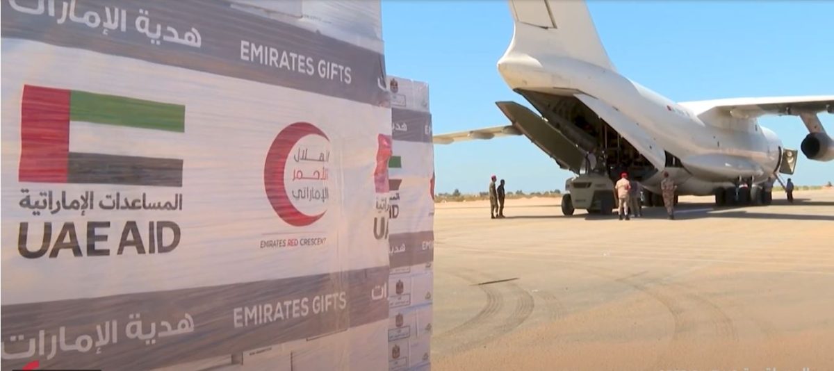 UAE’s Libya humanitarian air bridge delivers 622 tons in 28 flights benefiting 6,386 families stricken by Storm Daniel