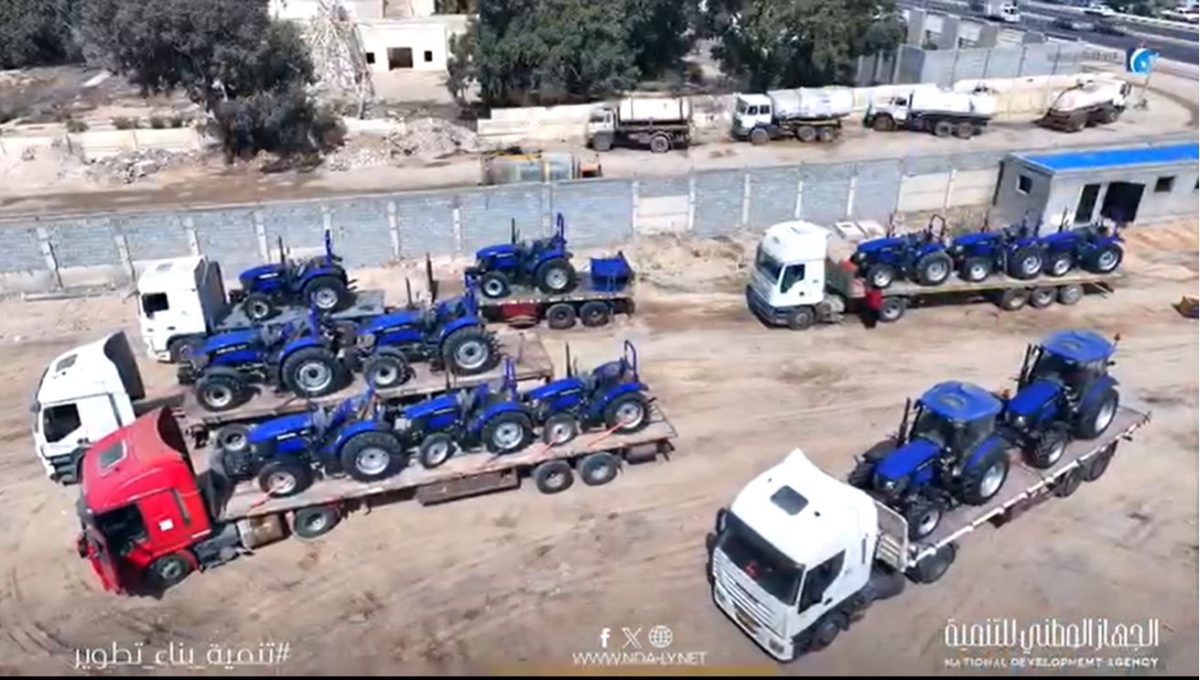 Huge convoy of Chinese and Saudi agricultural equipment arrives in Sirte – not made in the USA