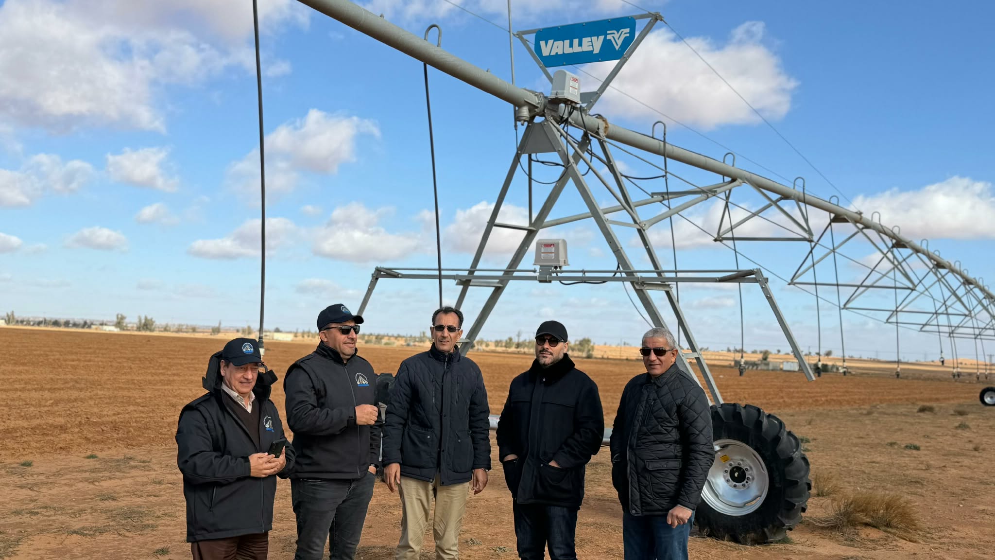 One-million olive tree project in Tarhuna launched - first project in North Africa to grow olive trees using linear pivot irrigation systems