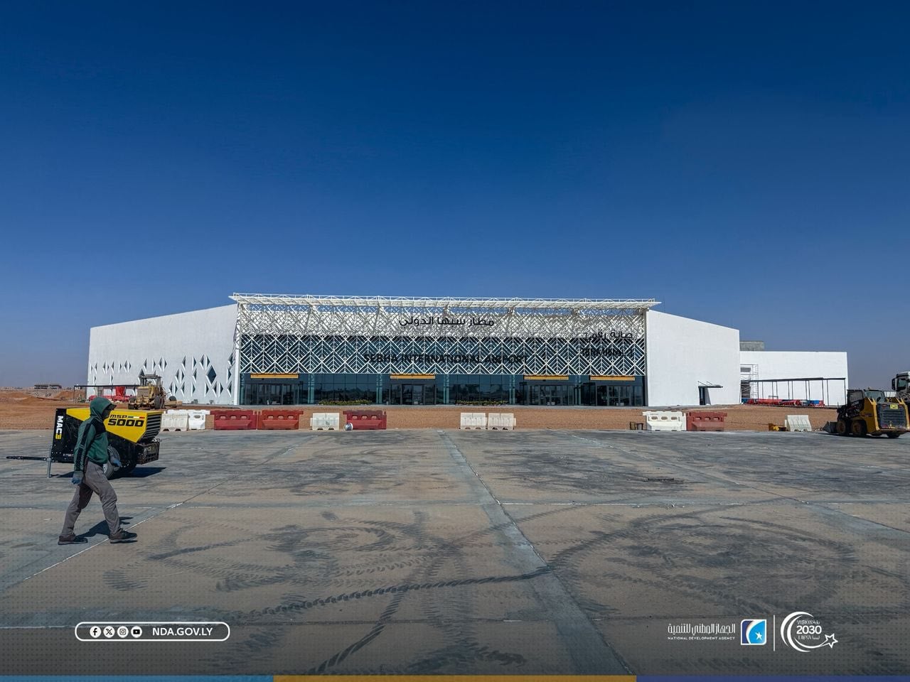 Sebha’s newly developed airport inaugurated during a lavish ceremony